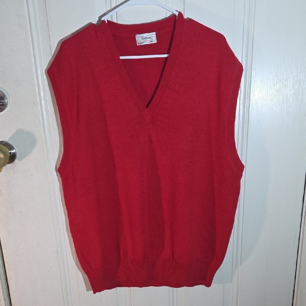 Classic Titleist Red Sweater Vest XL